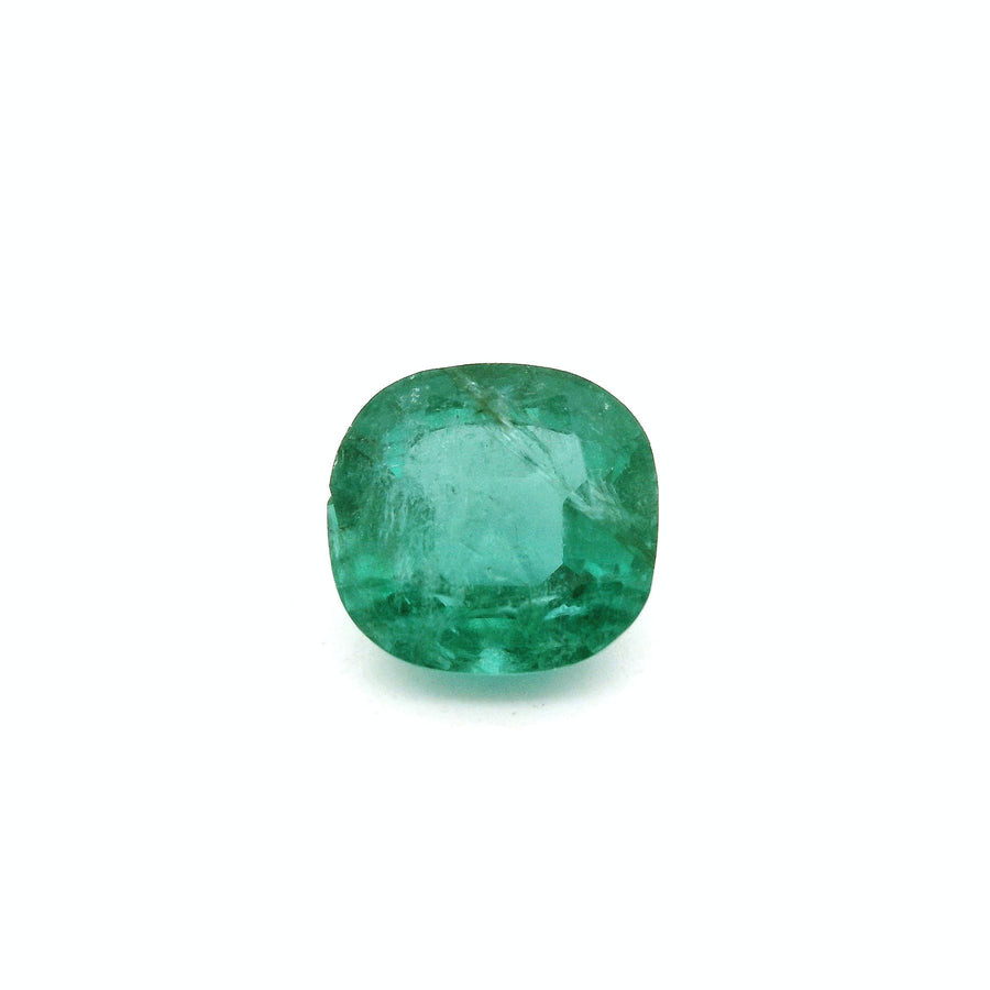 Cushion Green Emerald 2.91ct loose gemstone