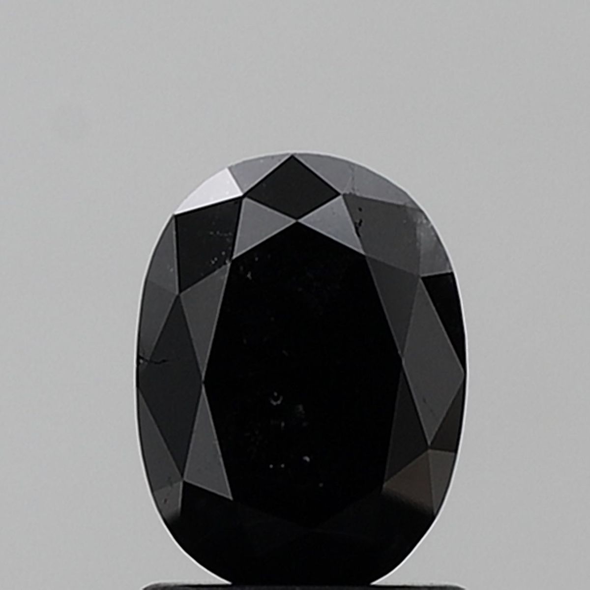 Oval Black Natural Diamond 1.38ct VS1 loose diamond