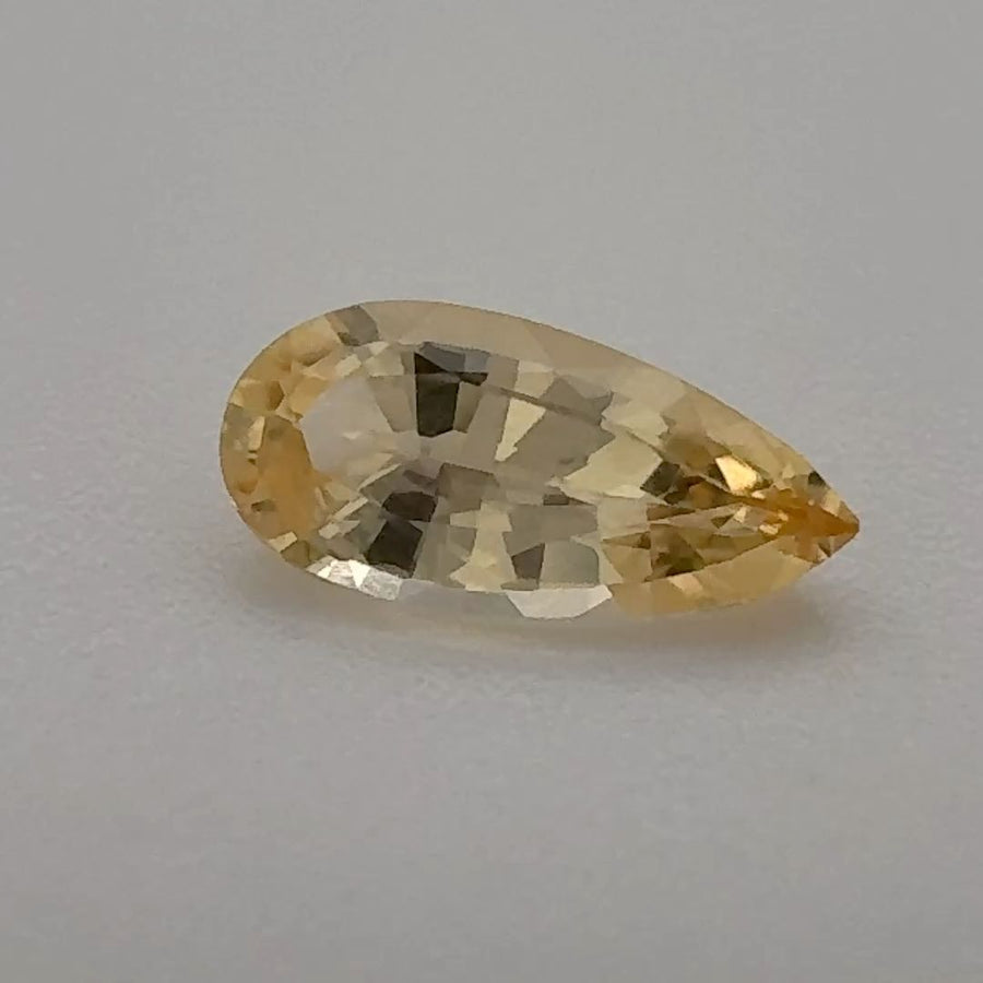 Pear Yellow Topaz 0.805ct loose gemstone