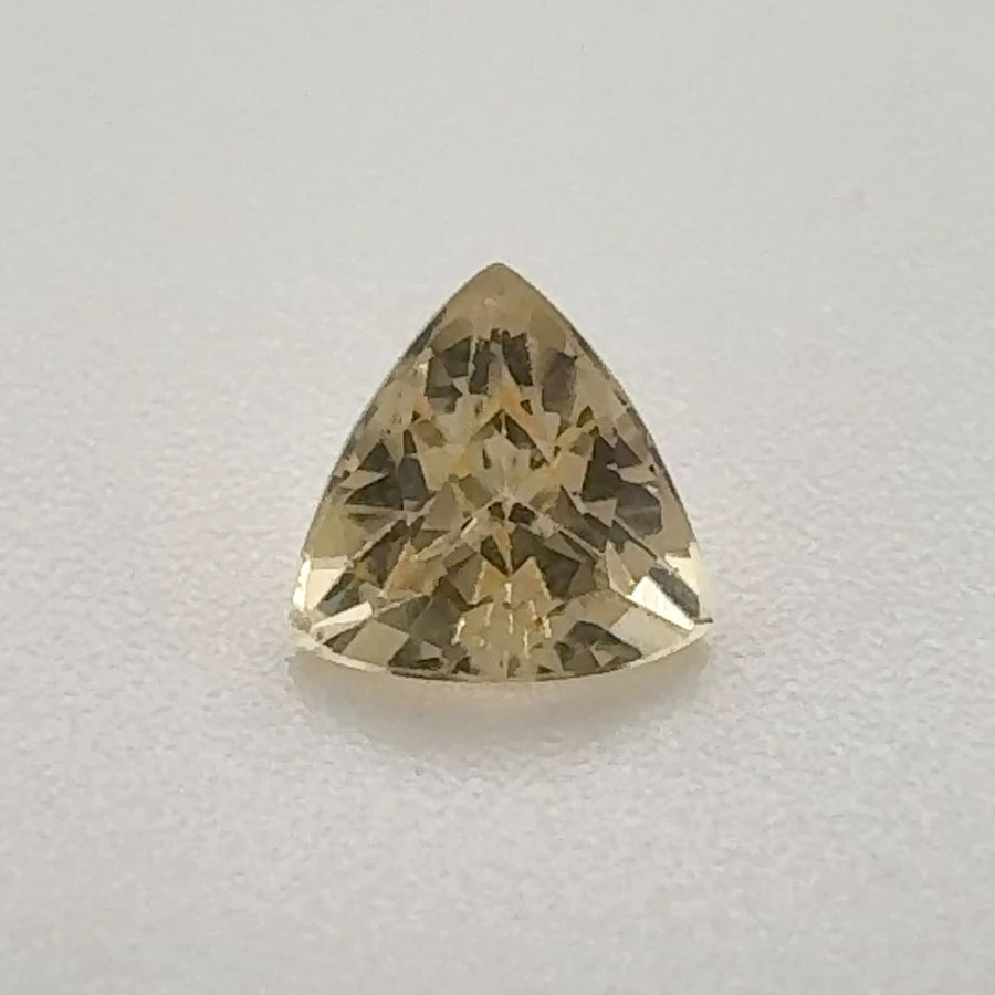 Trilliant Yellow Topaz 0.57ct loose gemstone