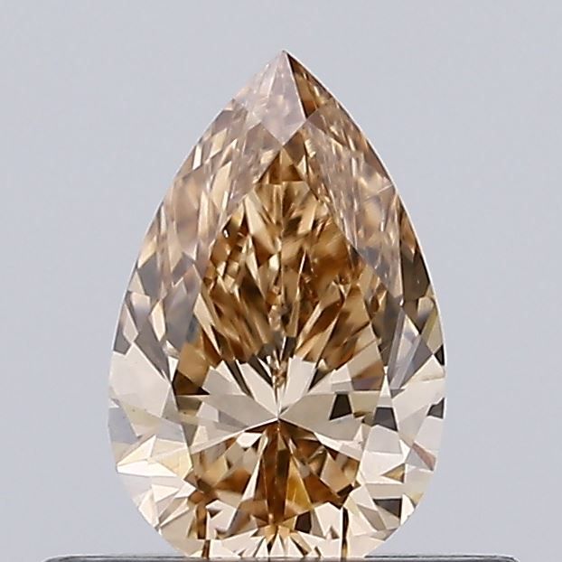 Pear Fancy Brown Lab-grown Diamond 0.42ct VS1 loose diamond