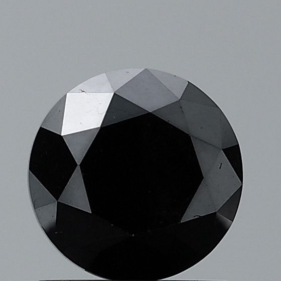 Round Black Natural Diamond 0.28ct VS1 loose diamond