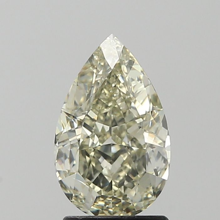 Pear Faint Greenish Gray Natural Diamond 2.26ct VVS1 loose diamond