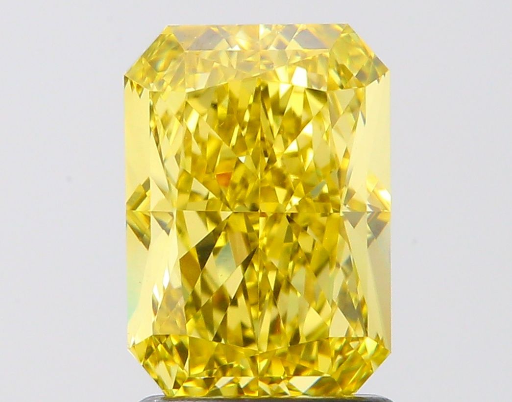 Radiant Fancy Deep Yellow Natural Diamond 2.02ct VS1 loose diamond