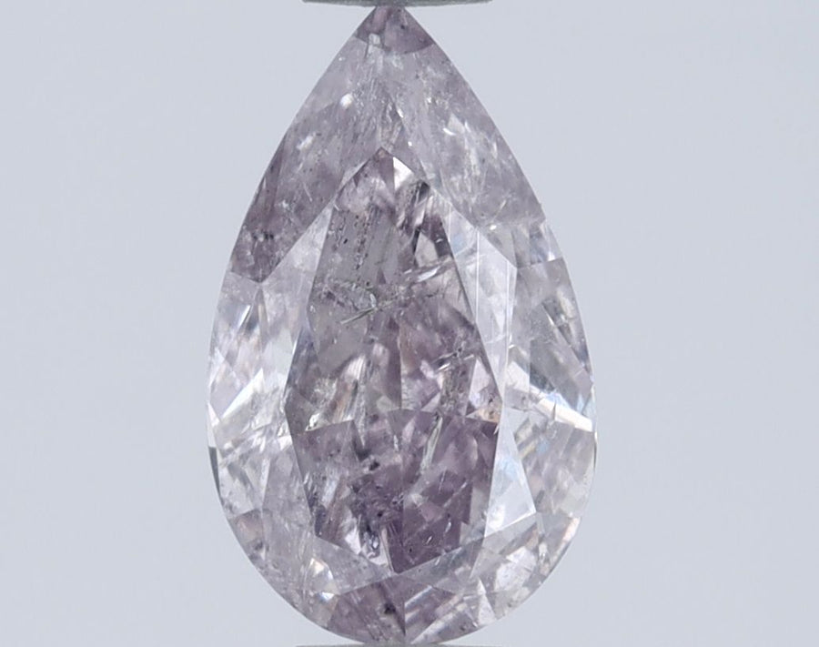 Pear Fancy Pink Purple Natural Diamond 0.72ct I3 loose diamond