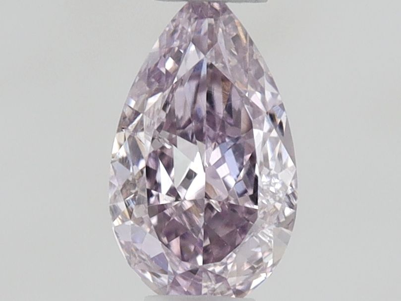 Pear Fancy Pink Purple Natural Diamond 0.27ct SI2 loose diamond
