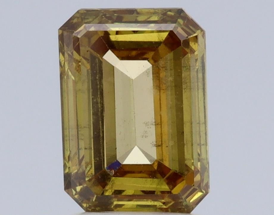 Emerald Brown Lab-grown Diamond 2.1ct SI1 loose diamond