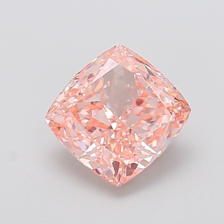 Cushion Fancy Intense Pink Lab-grown Diamond 3.01ct VVS2 loose diamond