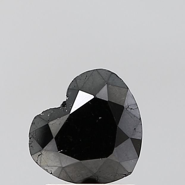 Heart Black Natural Diamond 1.84ct VS2 loose diamond