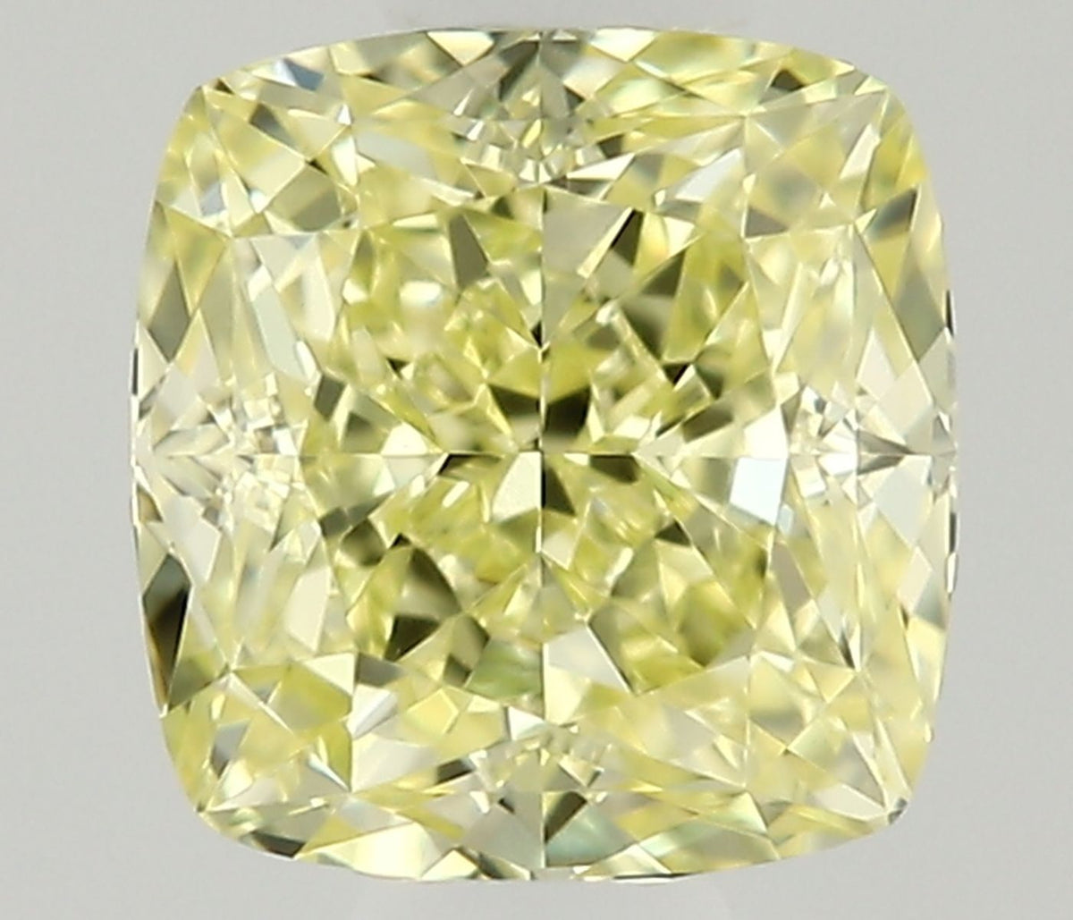 Cushion Fancy Yellow Natural Diamond 0.44ct VVS2 loose diamond