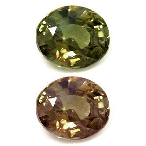 Oval Green Alexandrite 0.58ct loose gemstone