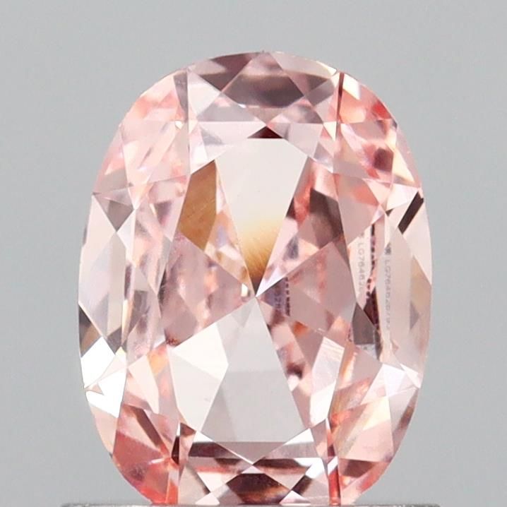 Oval Fancy Pink Lab-grown Diamond 0.9ct VS1 loose diamond