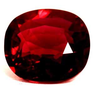 Cushion Red Ruby 1.21ct loose gemstone
