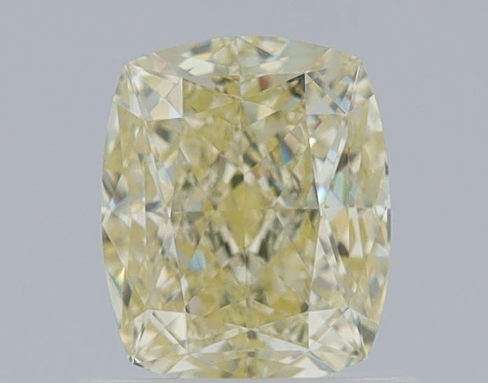Cushion Fancy Light Yellow Natural Diamond 1.02ct VVS2 loose diamond