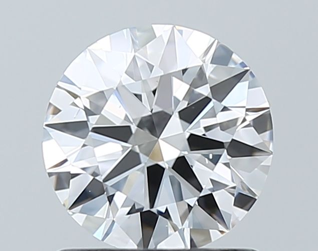 Round Natural Diamond 1.06ct D VS2