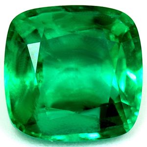 Cushion Green Emerald 1.49ct loose gemstone