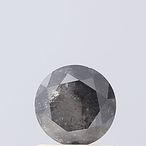 Round Salt And Pepper Natural Diamond 0.66ct VVS2 loose diamond