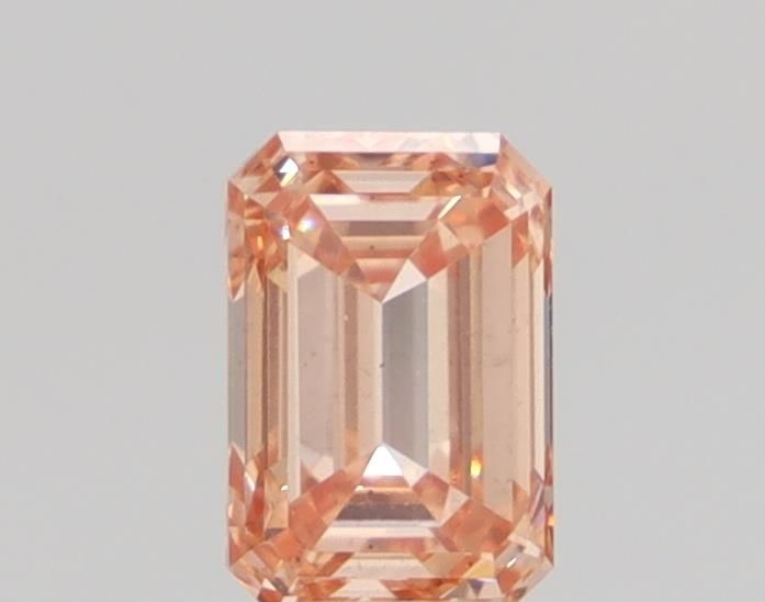 Emerald Orange Lab-grown Diamond 0.78ct VS2 loose diamond