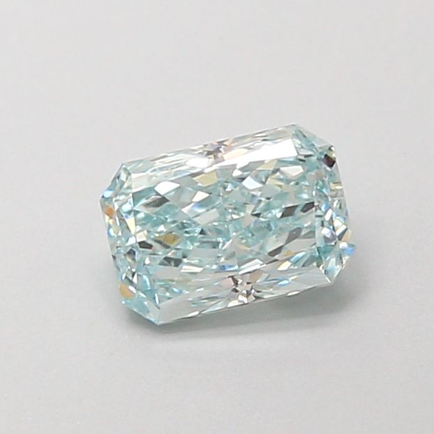Radiant Fancy Green Lab-grown Diamond 0.57ct VS1 loose diamond