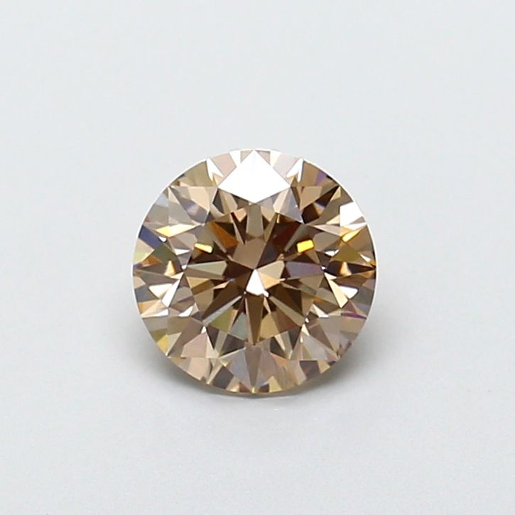 Round Fancy Light Brown Lab-grown Diamond 1.08ct VVS2 loose diamond