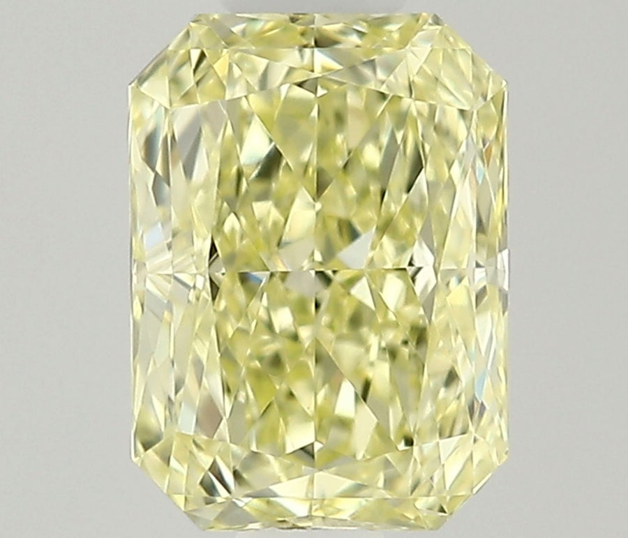 Radiant Fancy Light Yellow Natural Diamond 0.45ct VVS2 loose diamond