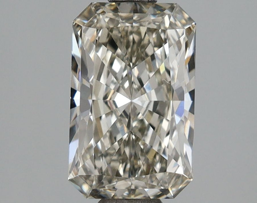 Radiant Fancy Light Gray Lab-grown Diamond 1.58ct SI1 loose diamond