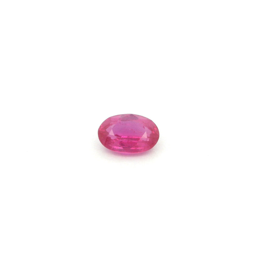 Oval Red Ruby 0.62ct loose gemstone