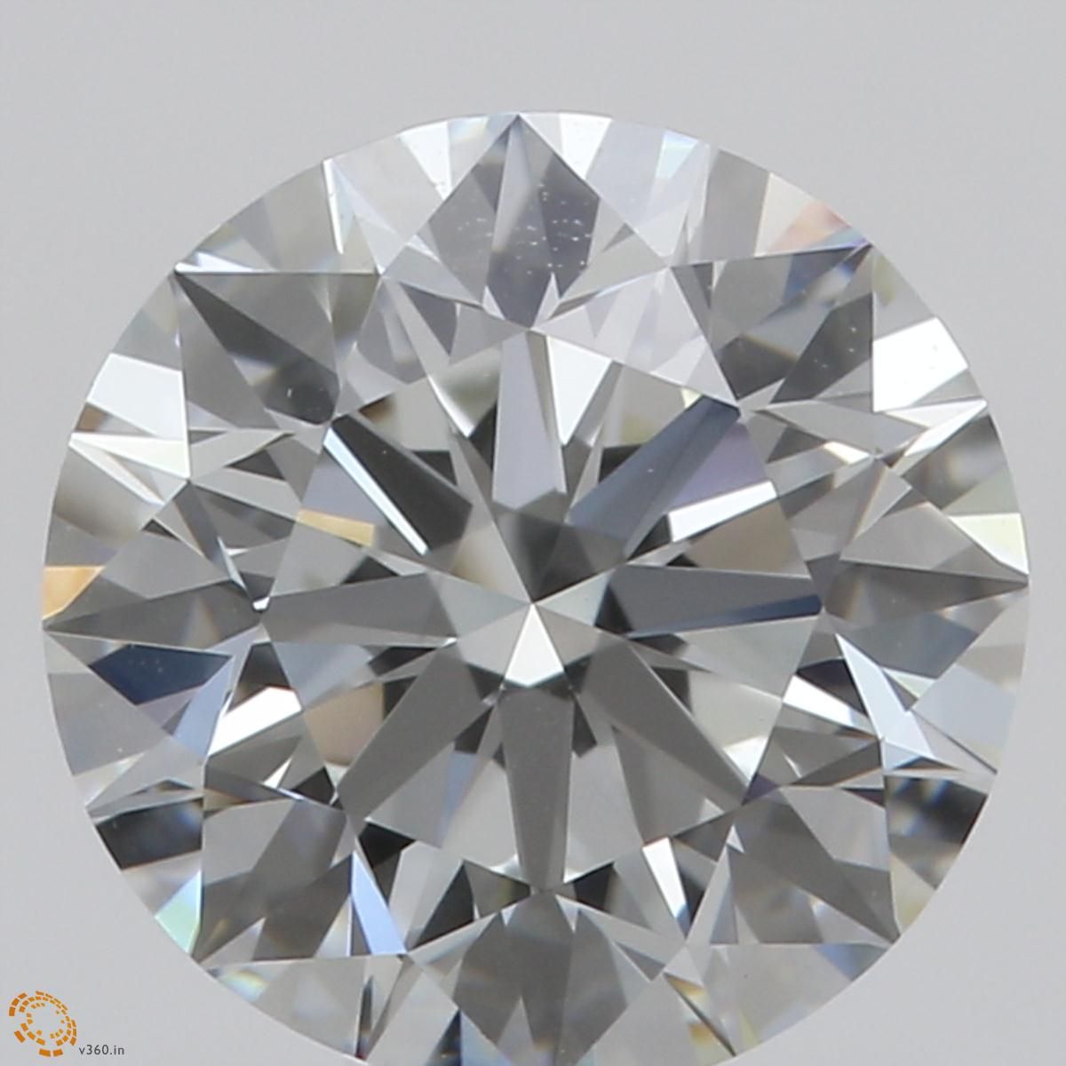 Round Faint Yellow Green Natural Diamond 1.4ct VS2 loose diamond