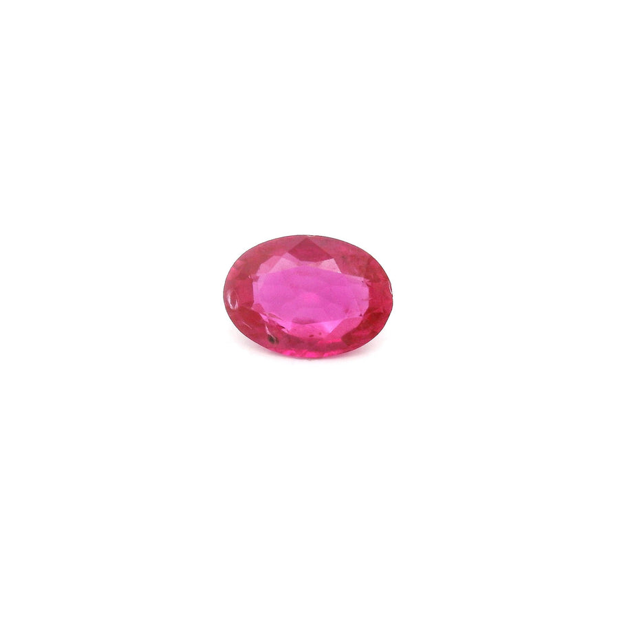Oval Red Ruby 0.82ct loose gemstone
