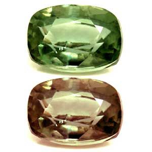 Cushion Green Alexandrite 0.57ct loose gemstone