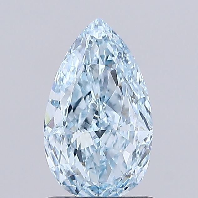 Pear Fancy Intense Blue Lab-grown Diamond 1.03ct VS1 loose diamond
