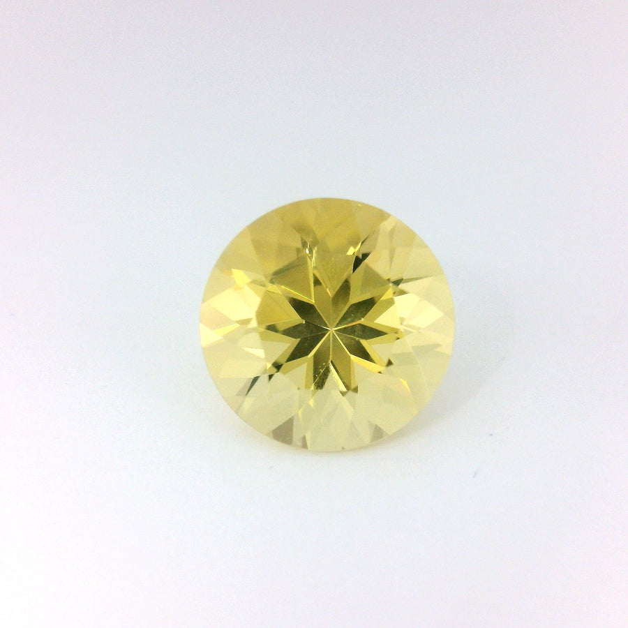 Round Yellow Heliodor 3.1ct loose gemstone