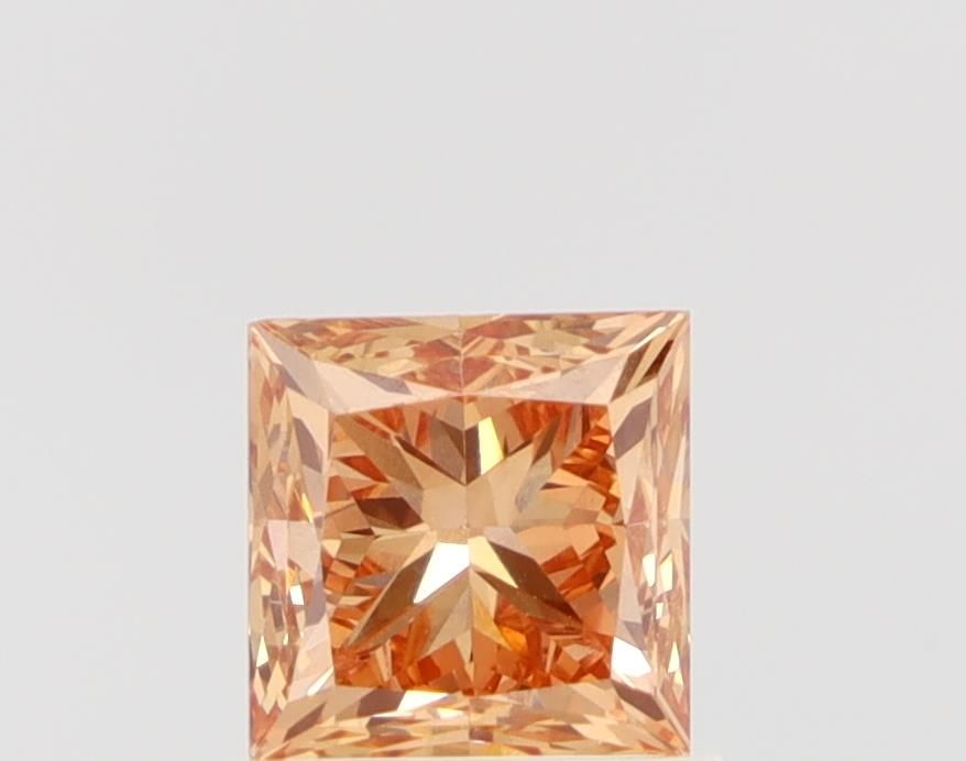 Princess Fancy Orange Lab-grown Diamond 1.01ct VS1 loose diamond