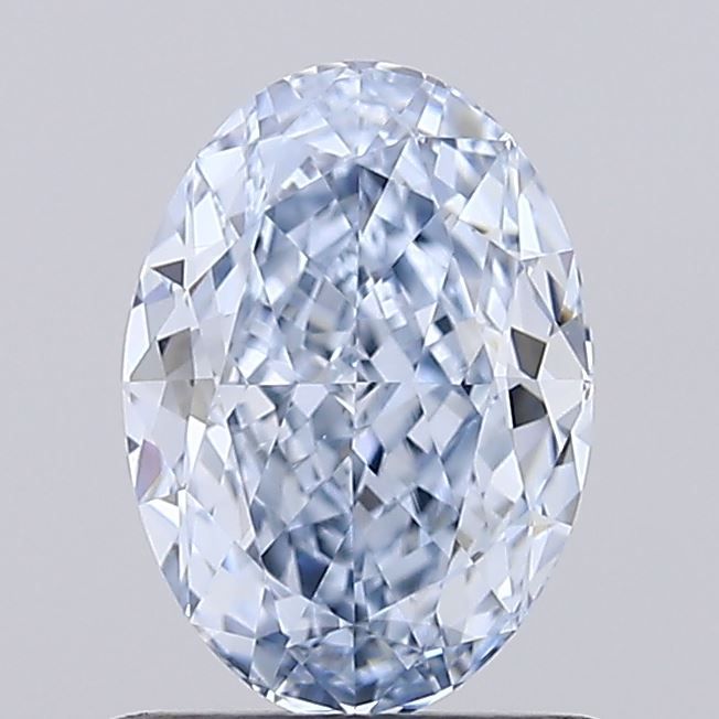 Oval Fancy Light Blue Lab-grown Diamond 1.04ct VVS2 loose diamond
