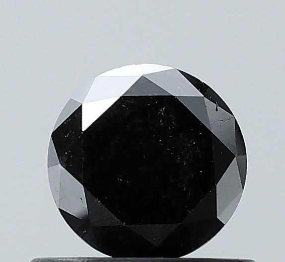 Round Black Natural Diamond 0.73ct VS2 loose diamond