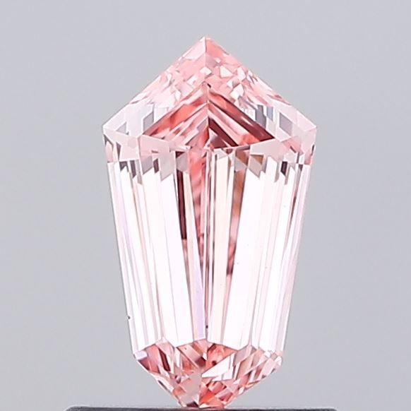 Shield Fancy Vivid Pink Lab-grown Diamond 0.87ct VS1 loose diamond
