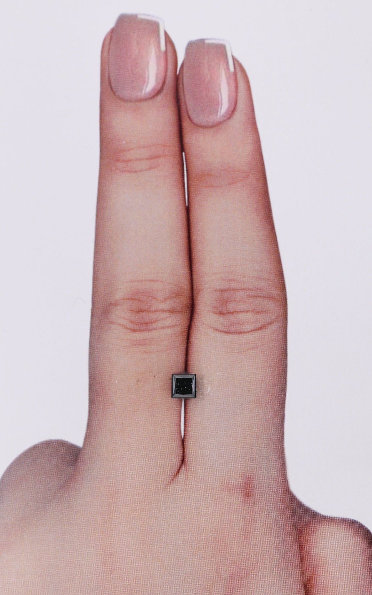 Princess Black Natural Diamond 0.39ct loose diamond