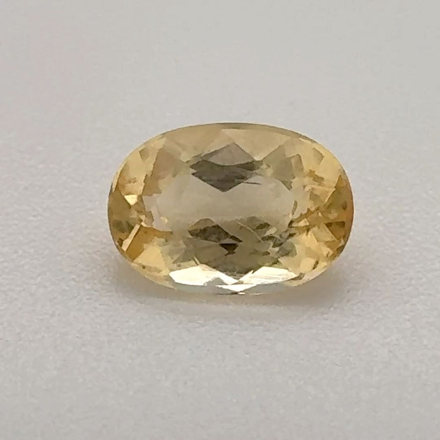 Oval Yellow Topaz 0.775ct loose gemstone