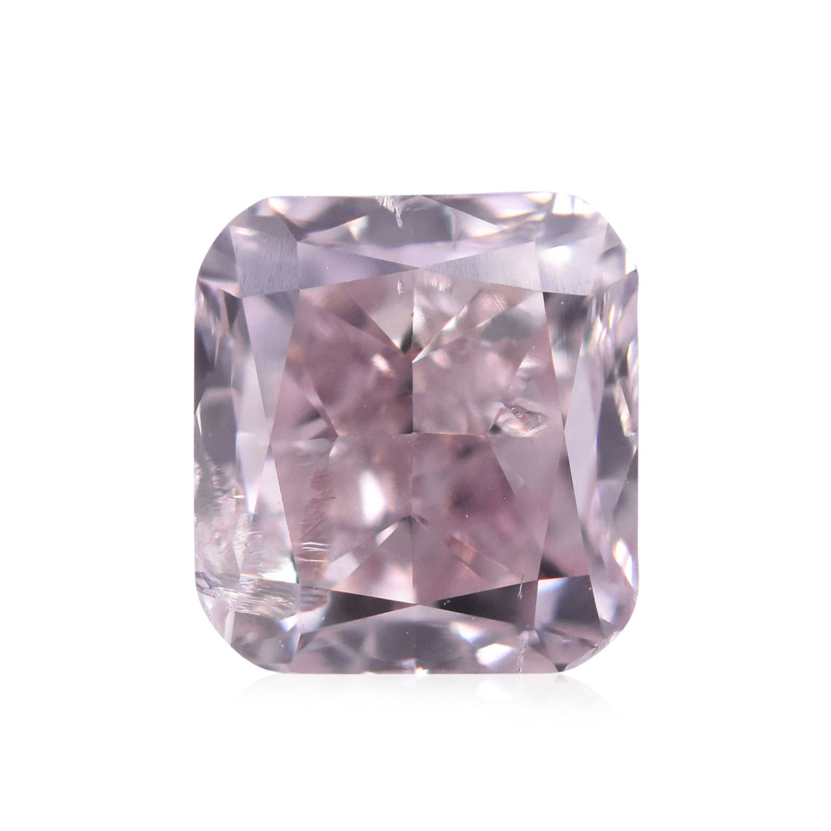 Radiant Fancy Pink Brown Natural Diamond 1ct I2 loose diamond