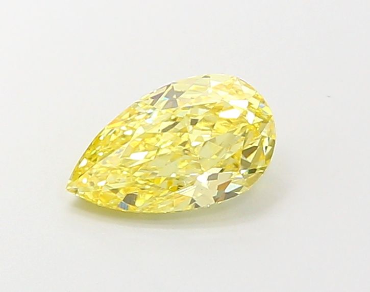 Pear Fancy Intense Yellow Lab-grown Diamond 1.34ct VS1 loose diamond