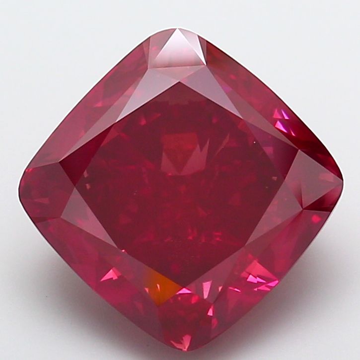 Cushion Fancy Deep Red Lab-grown Diamond 16.01ct VS1 loose diamond