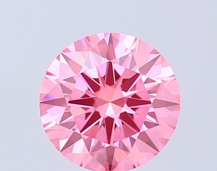 Round Fancy Vivid Pink Lab-grown Diamond 1.09ct VVS2 loose diamond
