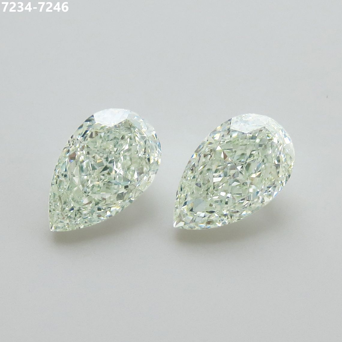 Pear Very Light Green Natural Diamond 1.01ct VS2 loose diamond