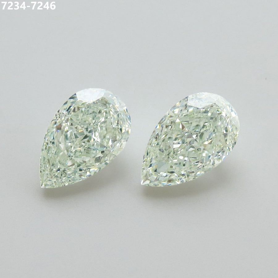 Pear Very Light Green Natural Diamond 1.01ct VS2 loose diamond