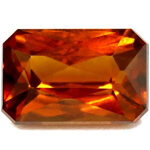 Emerald Orange Garnet 3.69ct loose gemstone