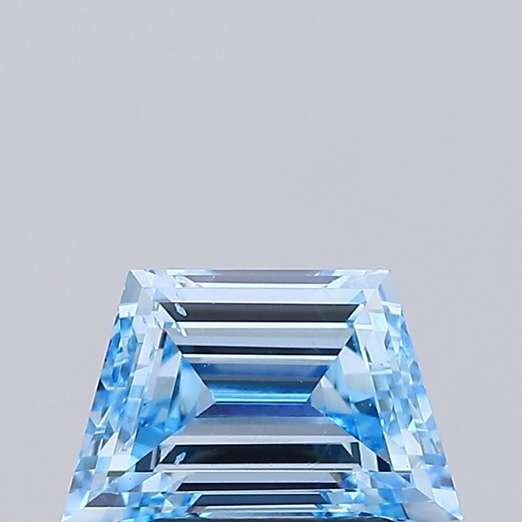 Trapezoid Fancy Vivid Blue Lab-grown Diamond 1.57ct VS1 loose diamond