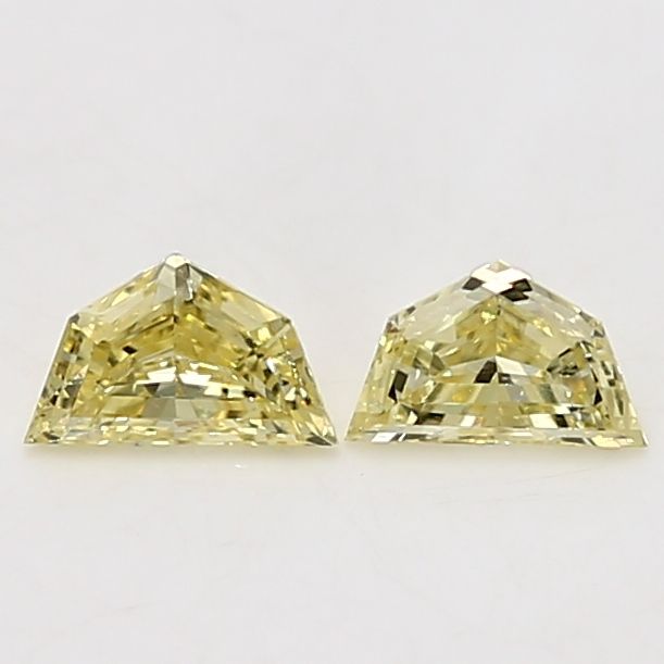 Shield Fancy Intense Yellow Natural Diamond 0.28ct SI1 loose diamond