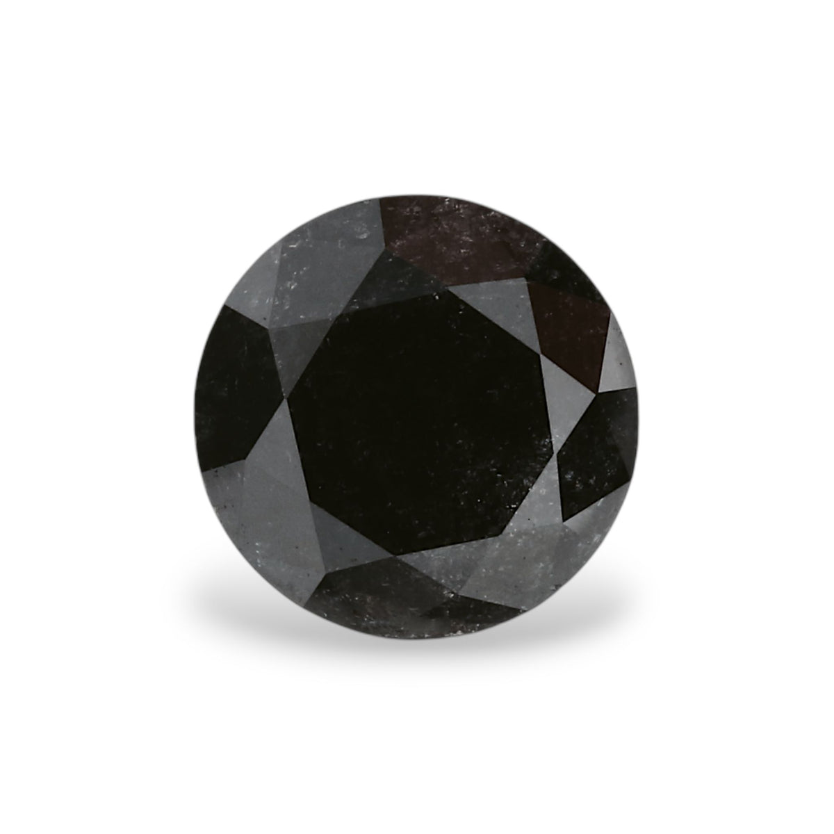 Round Fancy Black Natural Diamond 1.35ct VVS2 loose diamond