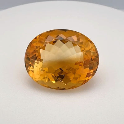 Oval Orange Citrine 11.435ct loose gemstone