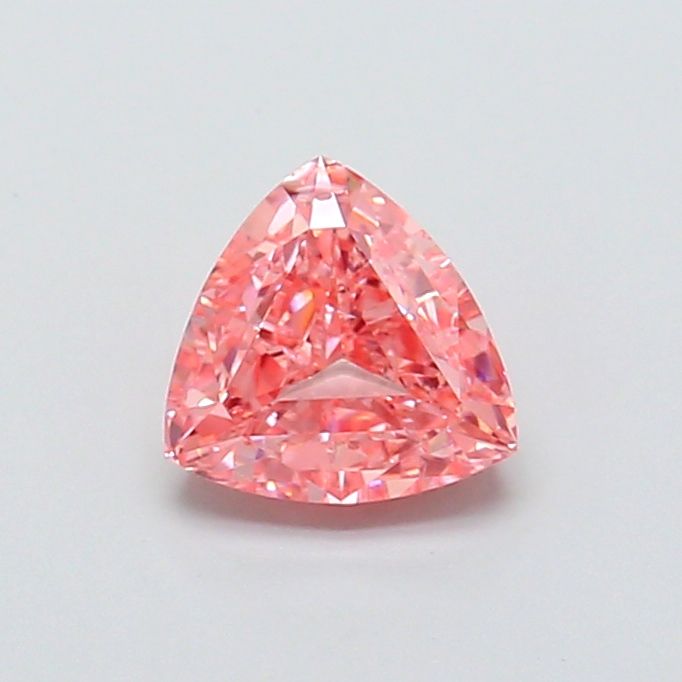 Trilliant Fancy Vivid Pink Lab-grown Diamond 1.02ct VS1 loose diamond